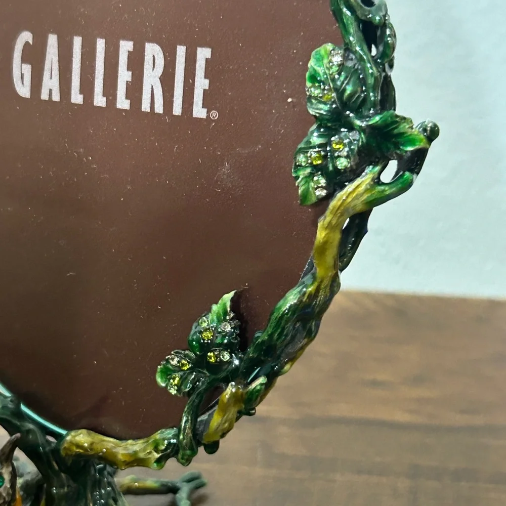 Z Gallerie Oval picture frame with bird on branches